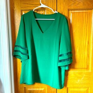 Kelly Green XL blouse
